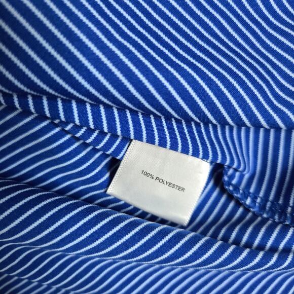 Peter Millar Featherweight Polo Short Sleeve Shirt Mens Large Moisture Wick 0843 - Picture 6 of 9